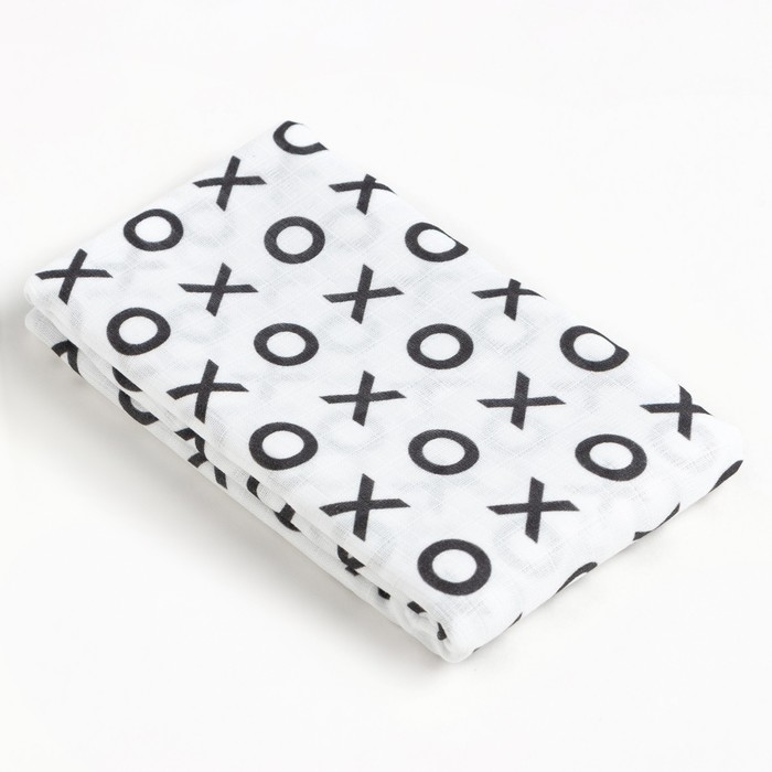 Пелёнка муслиновая Крошка Я «Крестики-нолики» 75х120 см, двухслойная, 100% хлопок
Пелёнка муслиновая Крошка Я «Крестики-нолики» 75х120 см, двухслойная, 100% хлопок