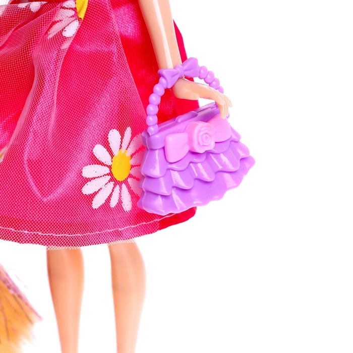 фото Кукла-модель шарнирная «кира» в платье, с аксессуарами, микс