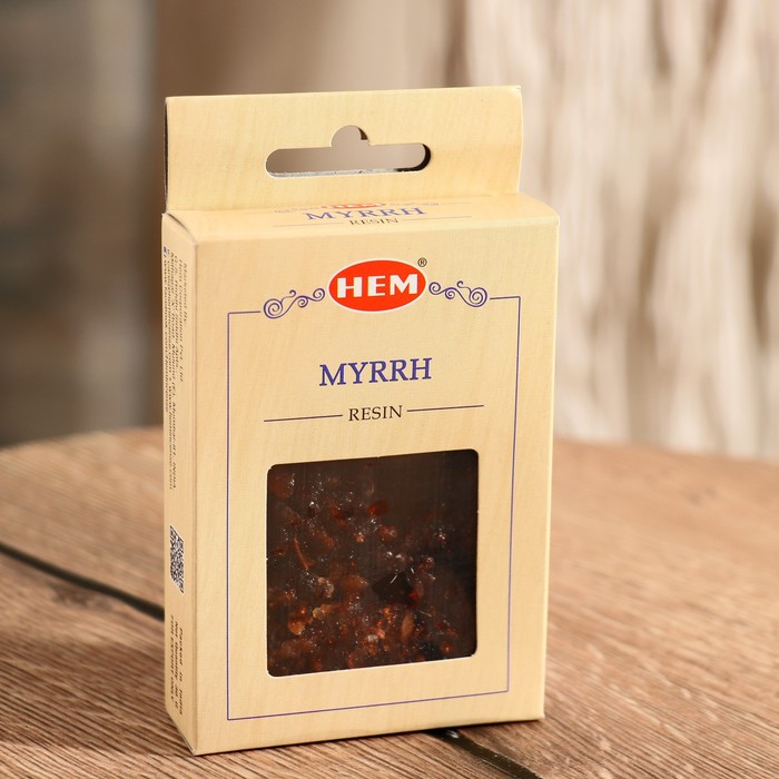 Ароматическая смола "НЕМ" MYRRH 30 гр
Ароматическая смола "НЕМ" MYRRH 30 гр