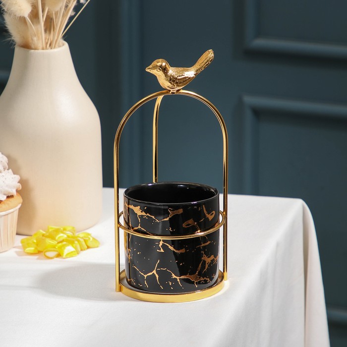 Конфетница керамическая «Марбл. Птичка», 220 мл, 9×20,5 см
Конфетница керамическая «Марбл. Птичка», 220 мл, 9×20,5 см