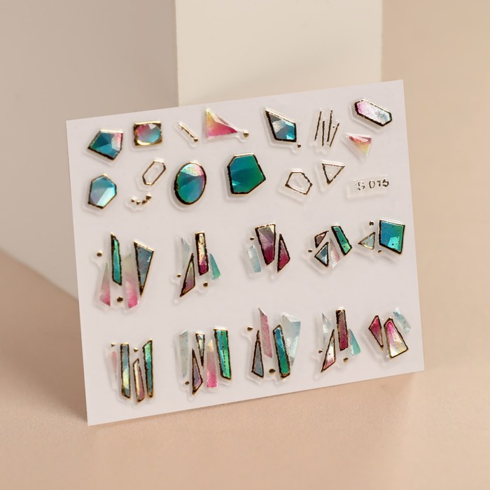 Наклейки для ногтей «Осколки» 
Наклейки для ногтей «Осколки»