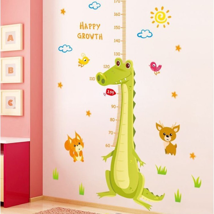 Наклейка пластик интерьерная цветная ростомер "Крокодил" 60х90 см
Наклейка пластик интерьерная цветная ростомер "Крокодил" 60х90 см