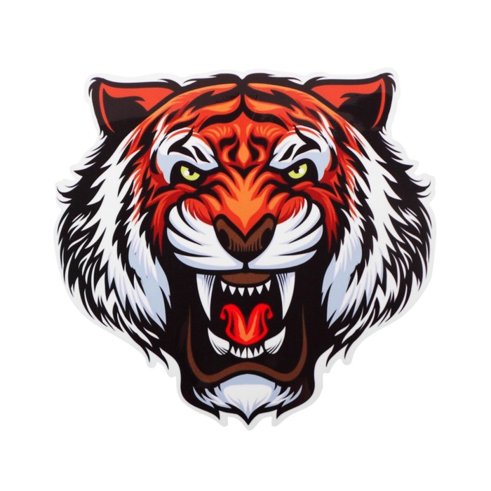 Наклейка на авто "Тигр", 15×16 см
Наклейка на авто "Тигр", 15×16 см