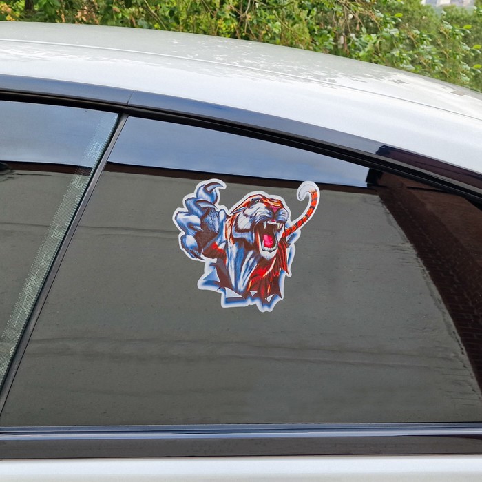 Наклейка на авто "Тигр", 16×15 см
Наклейка на авто "Тигр", 16×15 см