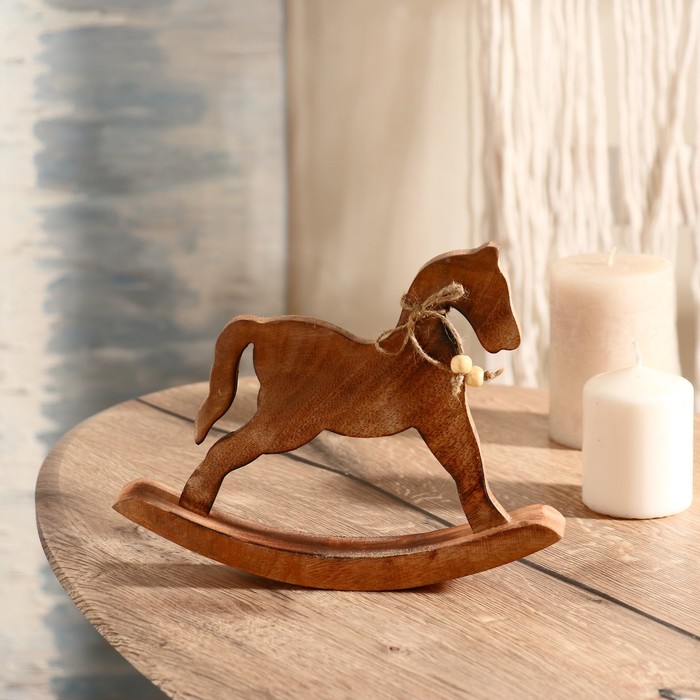 Сувенир "Лошадка-качалка" дерево 23 см
Сувенир "Лошадка-качалка" дерево 23 см