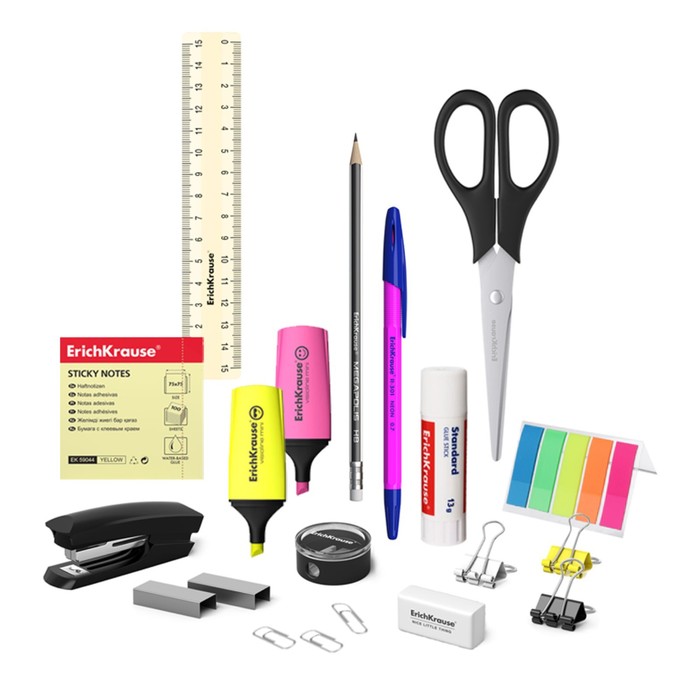 Набор канцелярских принадлежностей ErichKrause "School Office", 16 предметов
Набор канцелярских принадлежностей ErichKrause "School Office", 16 предметов
