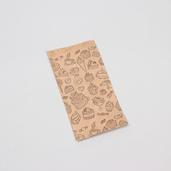 Пакет бумажный, крафт "Сладости", 20 х 10 х 7 см
Пакет бумажный, крафт "Сладости", 20 х 10 х 7 см