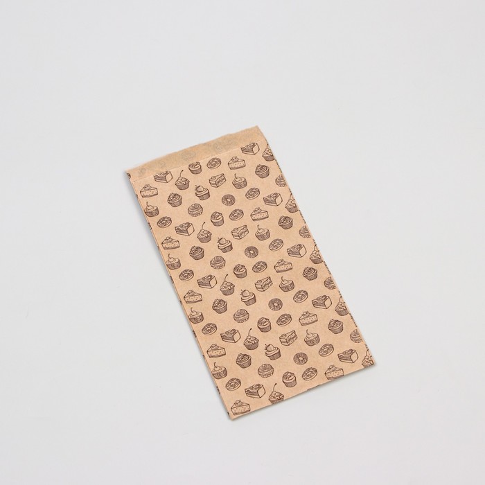 Пакет бумажный, крафт "Пирожнные", 20 х 10 х 7 см
Пакет бумажный, крафт "Пирожнные", 20 х 10 х 7 см