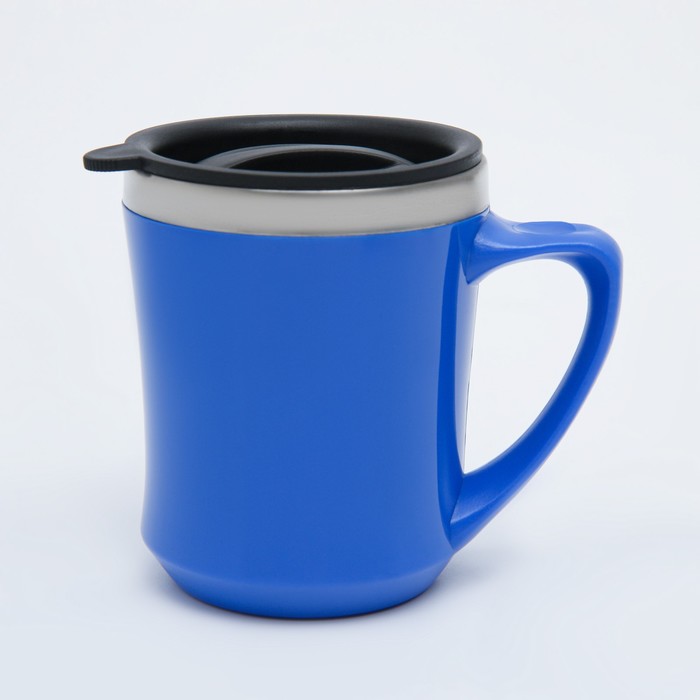 Термокружка 350 мл, сохраняет тепло 3 ч, синяя
Термокружка 350 мл, сохраняет тепло 3 ч, синяя