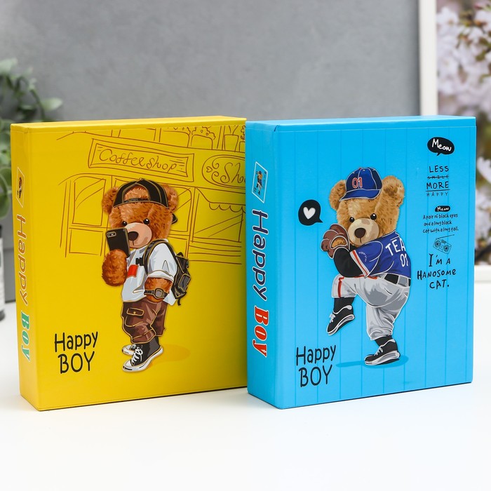 Фотоальбом на 40 фото 10х15 см "Медвежонок-тинейджер" в коробке МИКС 17х14х4,7 см
Фотоальбом на 40 фото 10х15 см "Медвежонок-тинейджер" в коробке МИКС 17х14х4,7 см