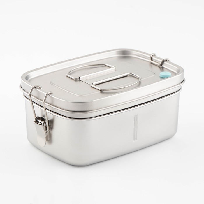 Контейнер с крышкой, 18,5×13,7×8,5 см, со вставкой, 304 сталь
Контейнер с крышкой, 18,5×13,7×8,5 см, со вставкой, 304 сталь