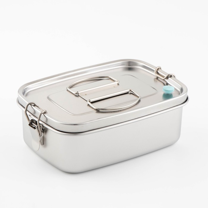 Контейнер с крышкой, 18,5×13,7×8,5 см, со вставкой, 304 сталь
Контейнер с крышкой, 18,5×13,7×8,5 см, со вставкой, 304 сталь