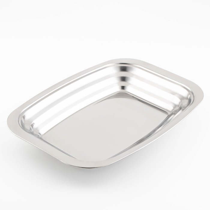Поднос из нержавеющей стали, 45×32×5 см, 430 сталь, цвет серебряный
Поднос из нержавеющей стали, 45×32×5 см, 430 сталь, цвет серебряный