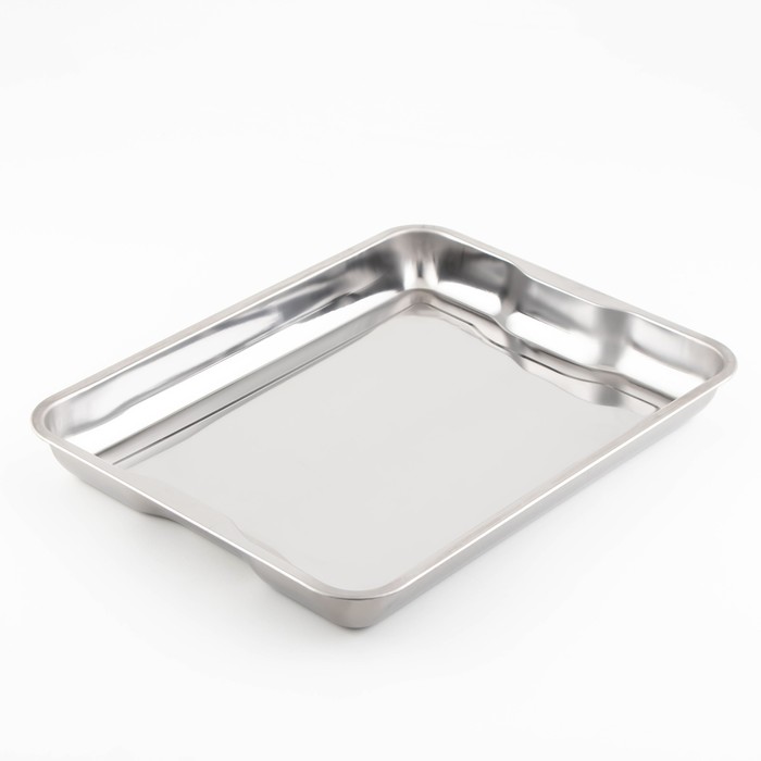 Поднос прямоугольный, 44×34×4,5 см, 430 сталь, цвет серебряный
Поднос прямоугольный, 44×34×4,5 см, 430 сталь, цвет серебряный