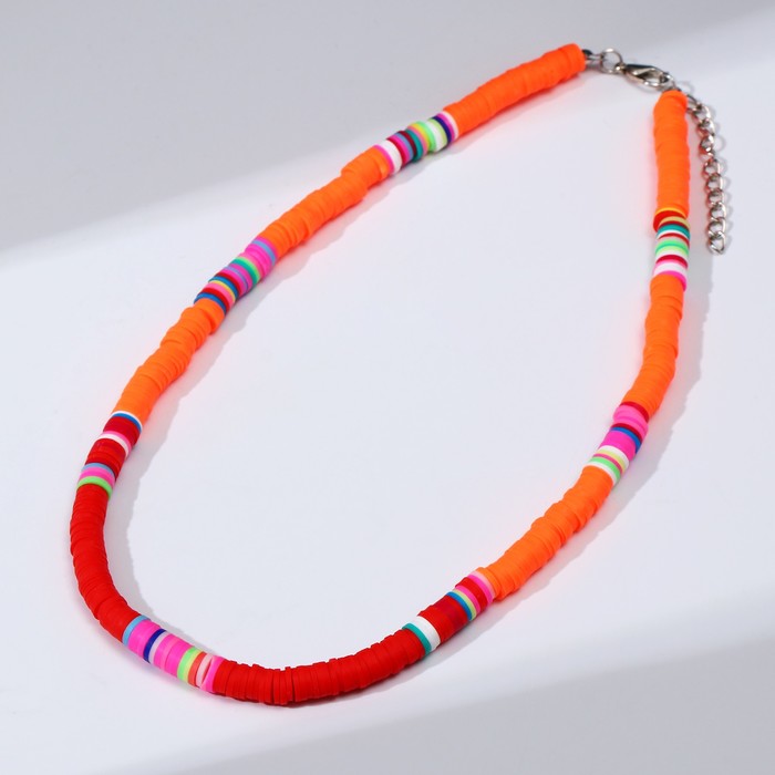 Колье "Бисер" на резинке, пожар, цвет оранжево-красный, 40 см
Колье "Бисер" на резинке, пожар, цвет оранжево-красный, 40 см