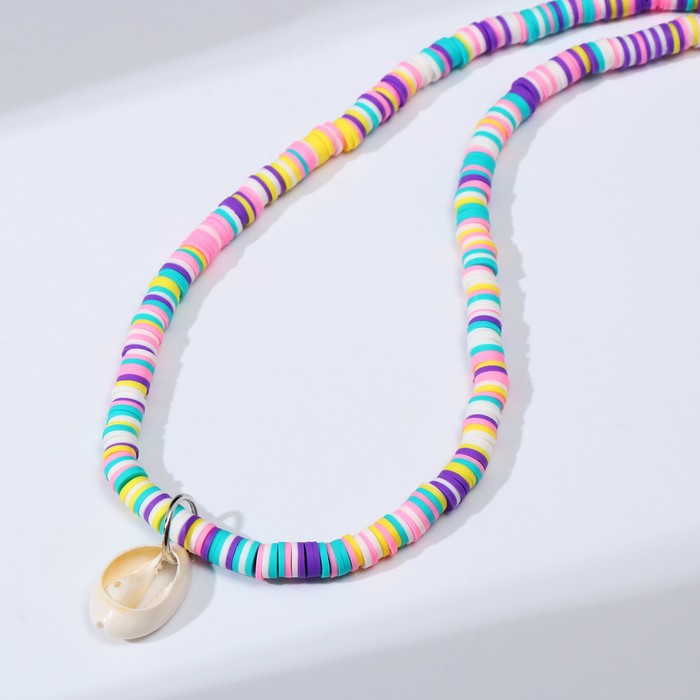 Колье "Бисер" на резинке, ракушка, цветные, L=40
Колье "Бисер" на резинке, ракушка, цветные, L=40