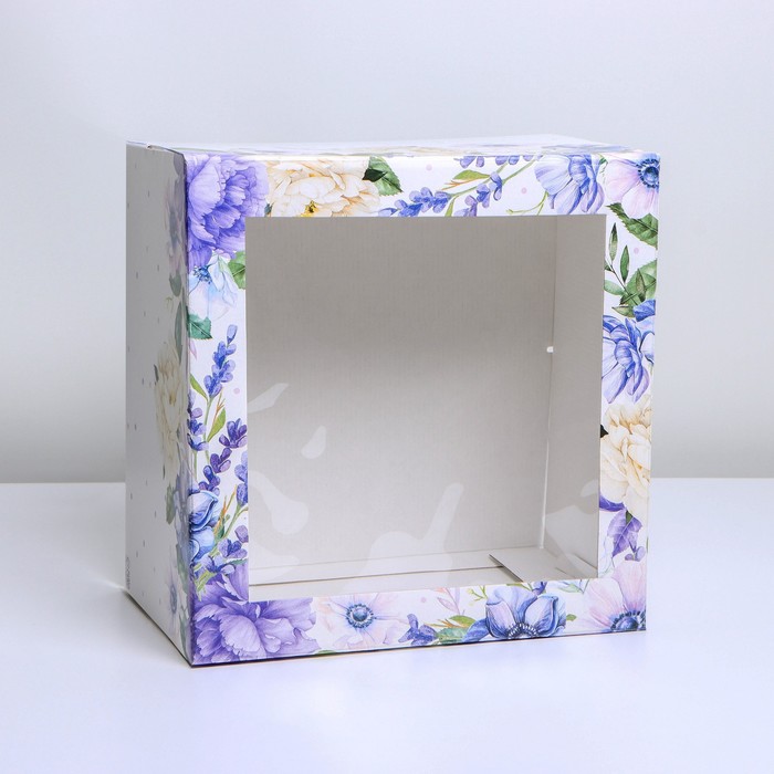 Коробка для торта «With love», 29 х 29 х 19 см
Коробка для торта «With love», 29 х 29 х 19 см