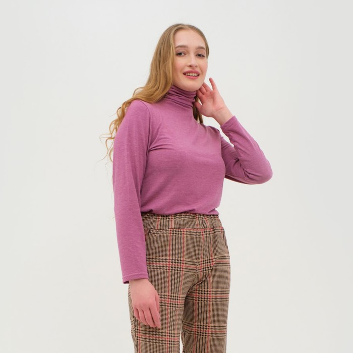 Водолазка женская, цвет сухая роза, размер 60
Водолазка женская, цвет сухая роза, размер 60