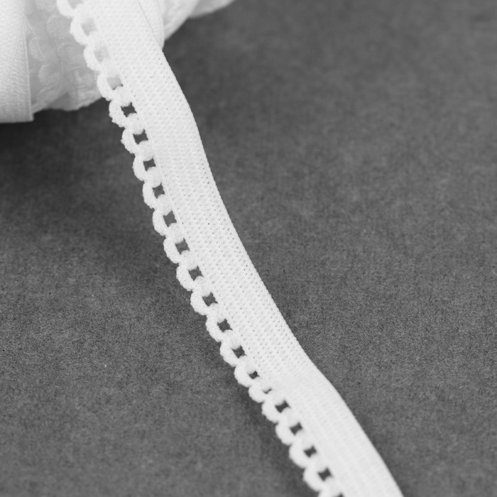 Резинка ажурная, 10 мм, 10 ± 1 м, цвет белый
Резинка ажурная, 10 мм, 10 ± 1 м, цвет белый