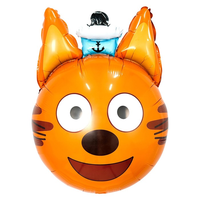 Шар фольгированный 21" «Коржик. Три кота», фигура-голова
Шар фольгированный 21" «Коржик. Три кота», фигура-голова