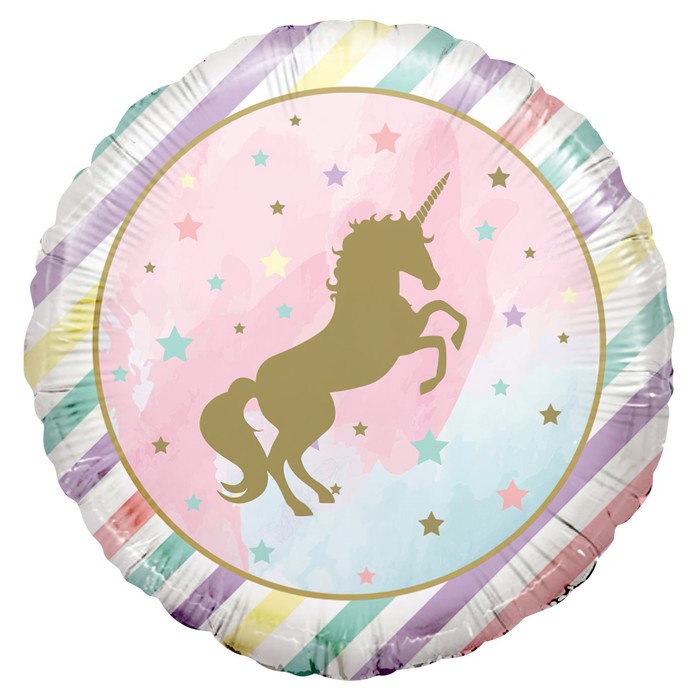 Шар фольгированный 18" «Звёздный единорог», круг, в упаковке
Шар фольгированный 18" «Звёздный единорог», круг, в упаковке
