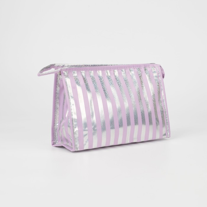 Косметичка на молнии, цвет сиреневый
Косметичка на молнии, цвет сиреневый
