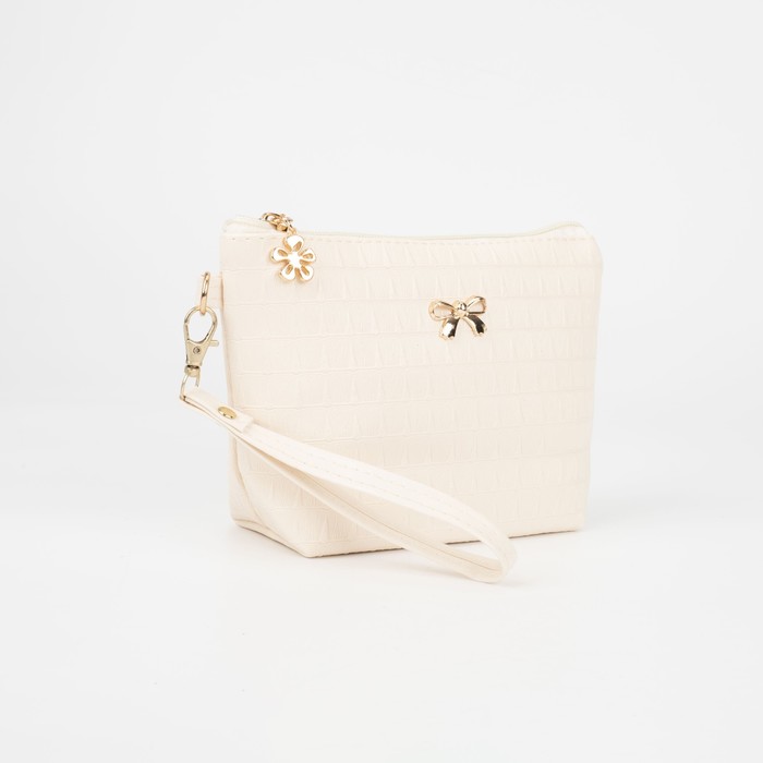 Косметичка на молнии, цвет белый
Косметичка на молнии, цвет белый