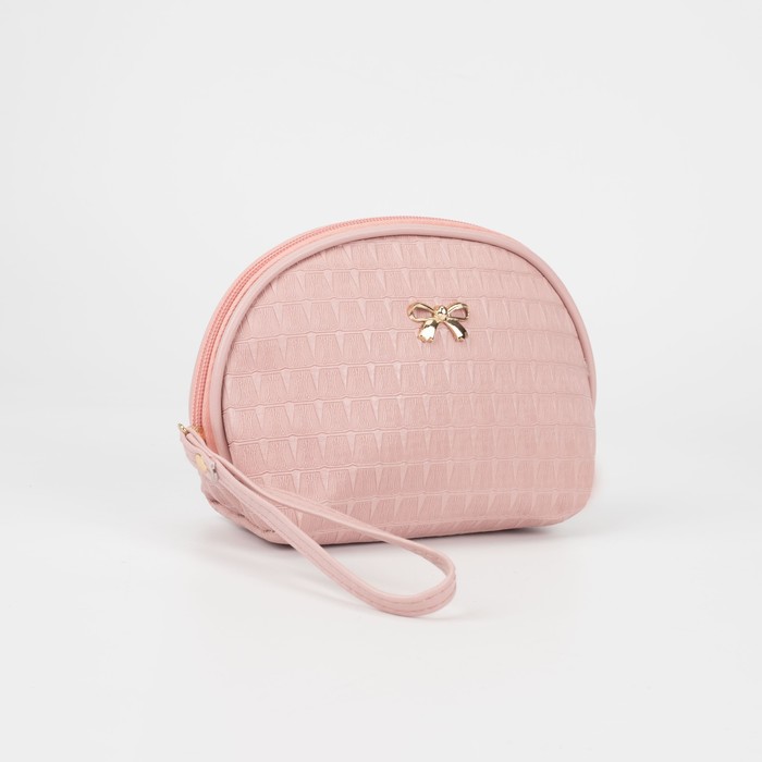 Косметичка на молнии, цвет розовый
Косметичка на молнии, цвет розовый