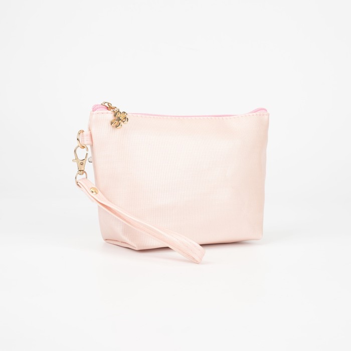 Косметичка на молнии, цвет розовый 
Косметичка на молнии, цвет розовый