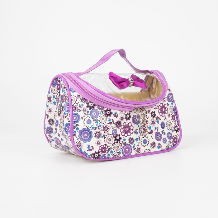 Косметичка на молнии, цвет сиреневый
Косметичка на молнии, цвет сиреневый