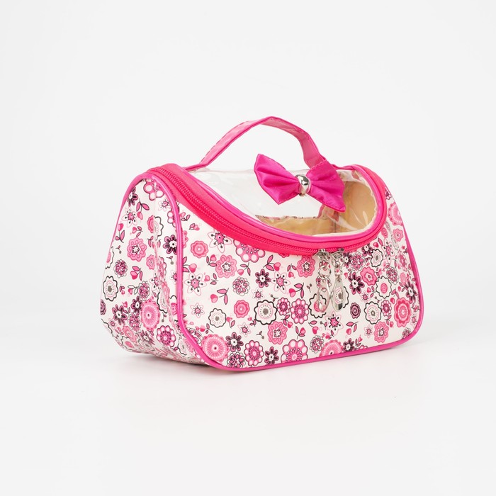 Косметичка на молнии, цвет розовый
Косметичка на молнии, цвет розовый