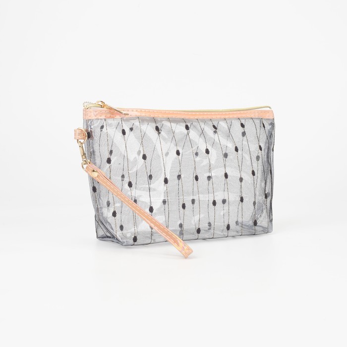 Косметичка на молнии, цвет чёрный
Косметичка на молнии, цвет чёрный