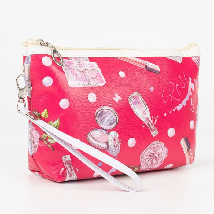 Косметичка на молнии, цвет малиновый
Косметичка на молнии, цвет малиновый