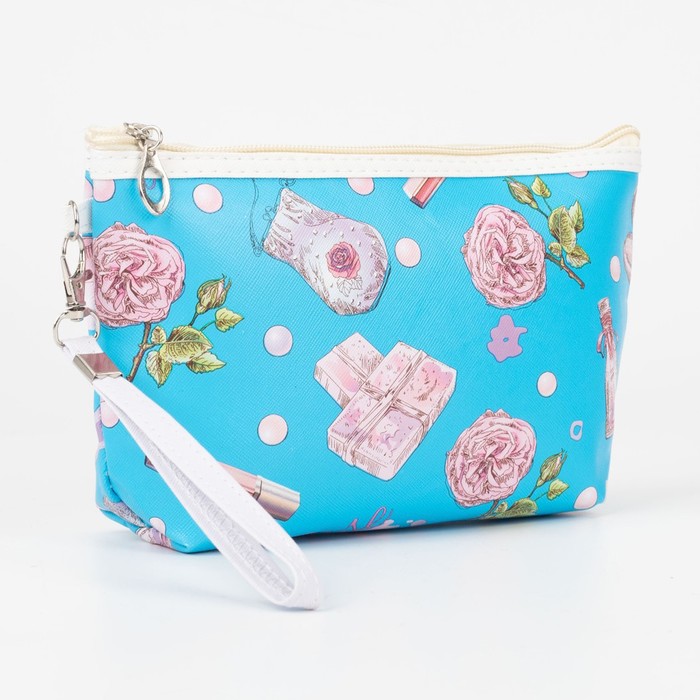 Косметичка на молнии, цвет голубой
Косметичка на молнии, цвет голубой