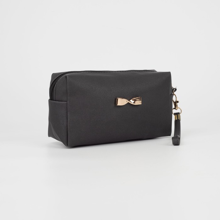Косметичка на молнии, цвет чёрный
Косметичка на молнии, цвет чёрный