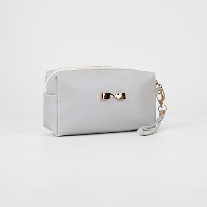 Косметичка на молнии, цвет серый
Косметичка на молнии, цвет серый