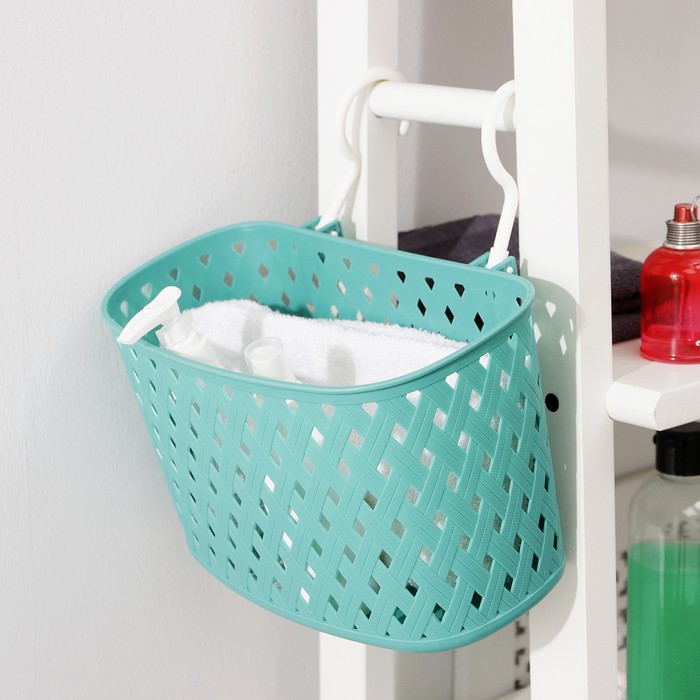 Держатель для ванных принадлежностей на крючках «Кэри», 24×13,5×15,5 см, цвет МИКС
Держатель для ванных принадлежностей на крючках «Кэри», 24×13,5×15,5 см, цвет МИКС