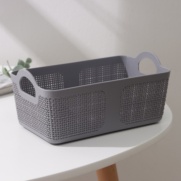 Корзина для хранения «Уют», 20×12×9 см, цвет МИКС
Корзина для хранения «Уют», 20×12×9 см, цвет МИКС