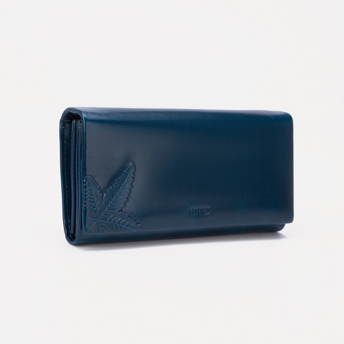 Кошелёк на магнитах, цвет синий
Кошелёк на магнитах, цвет синий