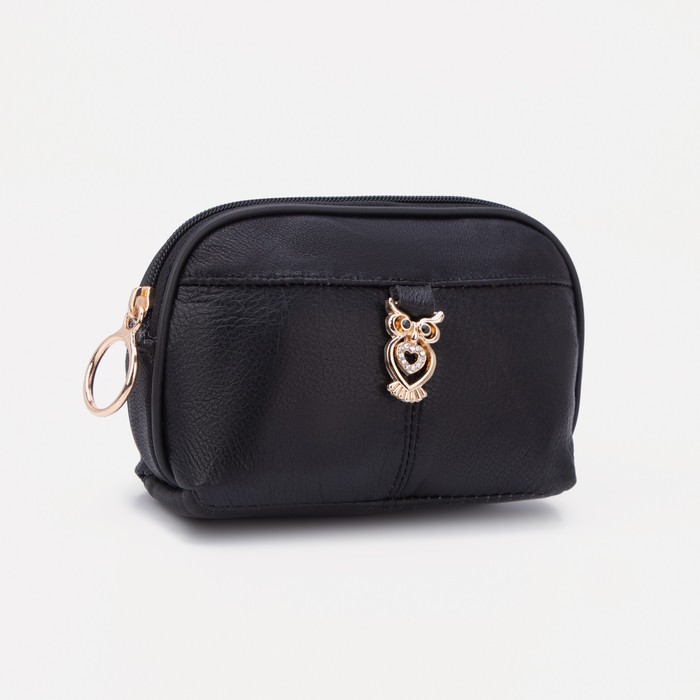 Косметичка на молнии, цвет чёрный
Косметичка на молнии, цвет чёрный