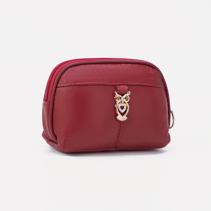 Косметичка на молнии, цвет бордовый
Косметичка на молнии, цвет бордовый