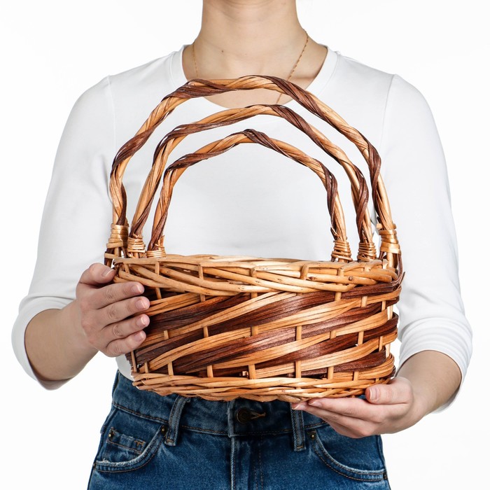 Набор корзин плетёных, 3 шт, 30x14xH30см, натуральный
Набор корзин плетёных, 3 шт, 30x14xH30см, натуральный