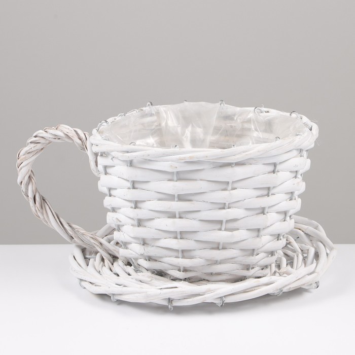 Кашпо плетёные "Чайный набор", D=12 см, белый
Кашпо плетёные "Чайный набор", D=12 см, белый