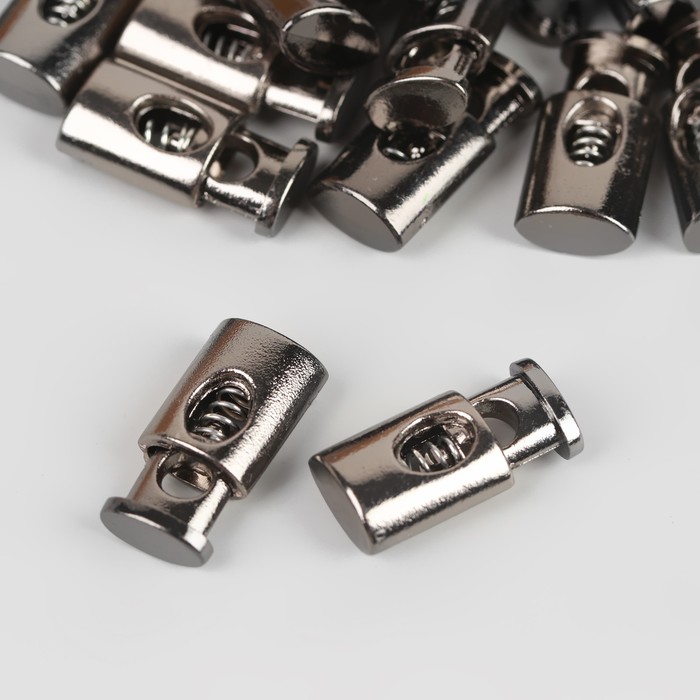 Фиксатор для шнура, d = 4,5 мм, 2 × 1 см, цвет олово
Фиксатор для шнура, d = 4,5 мм, 2 × 1 см, цвет олово