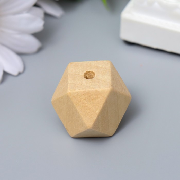 Бусина деревянная многогранник 25х25 мм без покрытия
Бусина деревянная многогранник 25х25 мм без покрытия