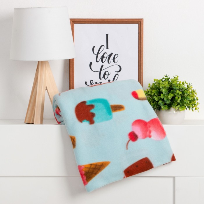 Плед Экономь и Я "Мороженки" 75х100 см, 160 г/м2, 100% п/э
Плед Экономь и Я "Мороженки" 75х100 см, 160 г/м2, 100% п/э