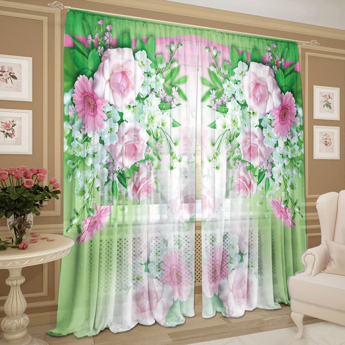 Тюль Бриос 147х267 +/- 3см, 2шт, шифон, п/э
Тюль Бриос 147х267 +/- 3см, 2шт, шифон, п/э