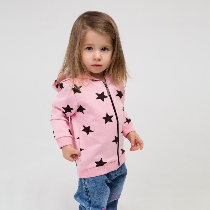 Толстовка для девочки, цвет светло-розовый, рост 80 см
Толстовка для девочки, цвет светло-розовый, рост 80 см