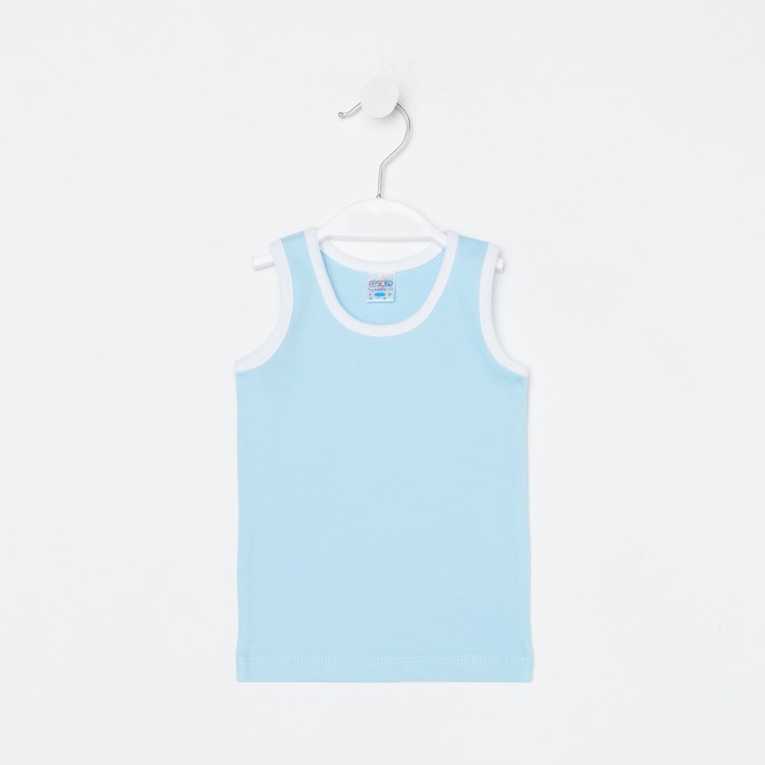 Майка детская, цвет голубой, рост 68 см
Майка детская, цвет голубой, рост 68 см