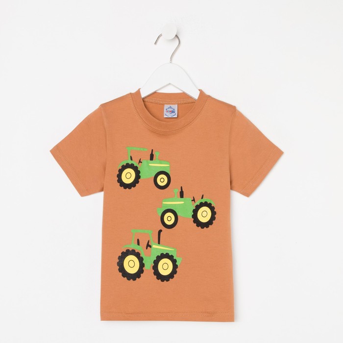 Футболка для мальчика, цвет коричневый, рост 104 см
Футболка для мальчика, цвет коричневый, рост 104 см